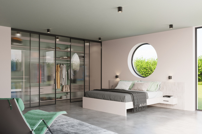 Plafond INEZ svart + 1x LED-lampa G9 4000K kall 4,5W 530lm