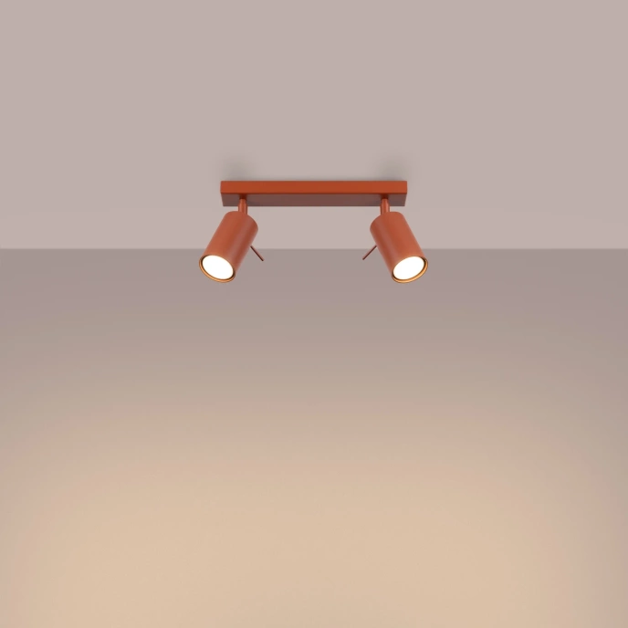 Plafond RING 2 ockraröd