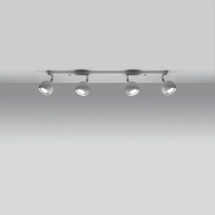 Taklampa OCULARE 4L vit