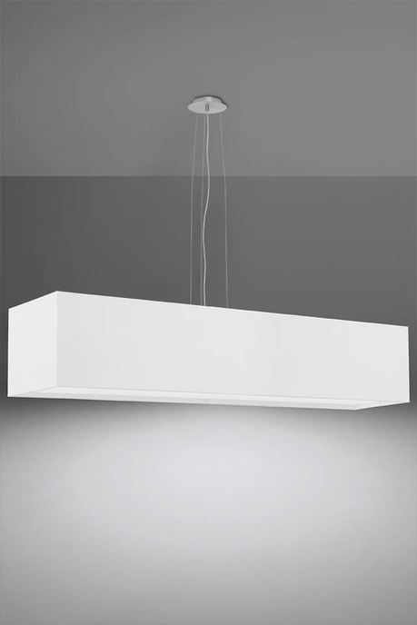 Ljuskrona SANTA 120 vit + 5x LED-lampa E27 3000K varm 7,5W 620lm