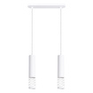 LAMI 2 taklampa vit + 2X LED-lampa GU-10 4000K Kall 7W 530lm