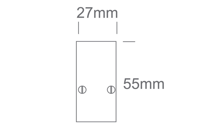 Magnetbuss 2m svart MIDI ON/OFF DALI 48V