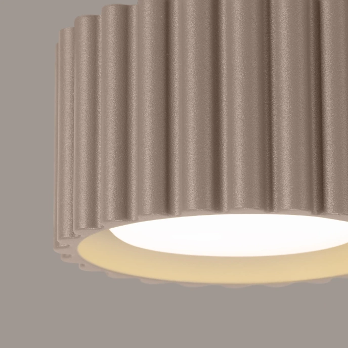 Taklampa AURA 1 taupe Gx53