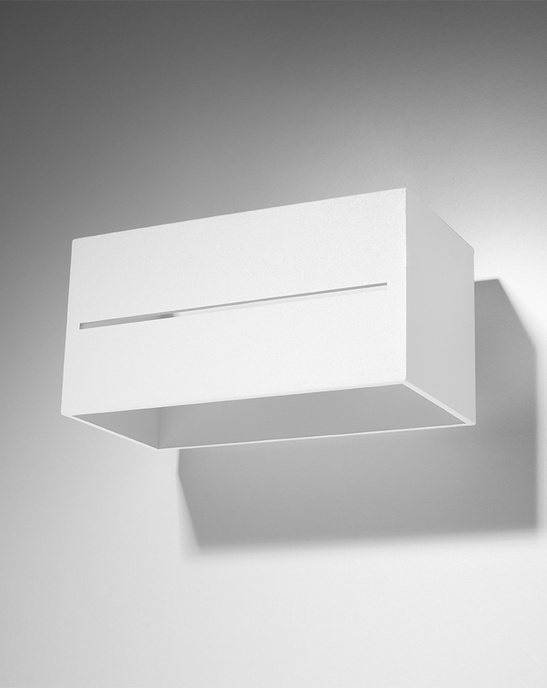 Vägglampa LOBO MAXI vit + 2x LED-lampa G9 3000K varm 4,5W 510lm