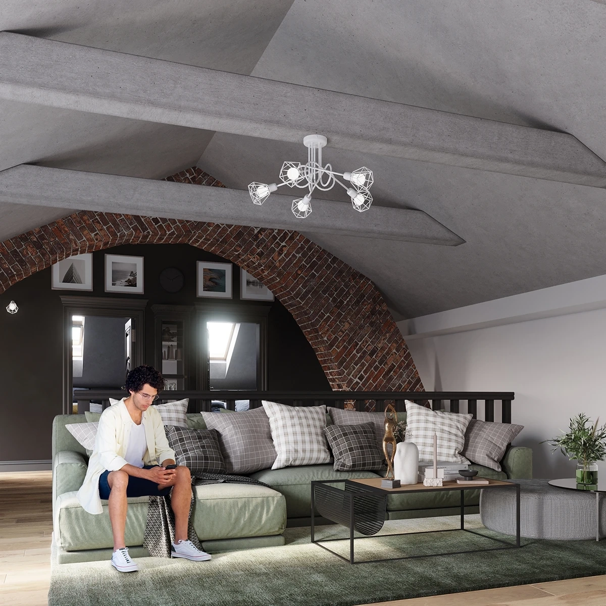 Plafond ARTEMIS 3 vit