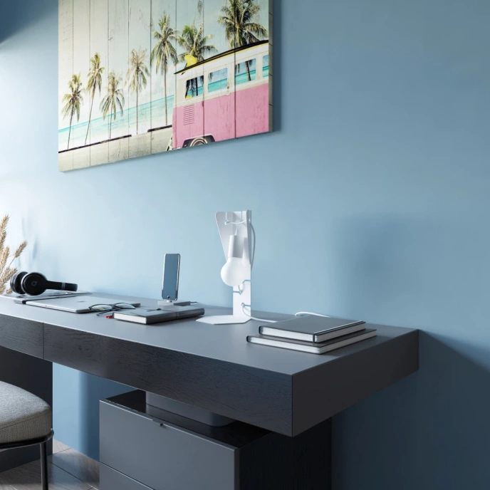 ARBY skrivbordslampa vit