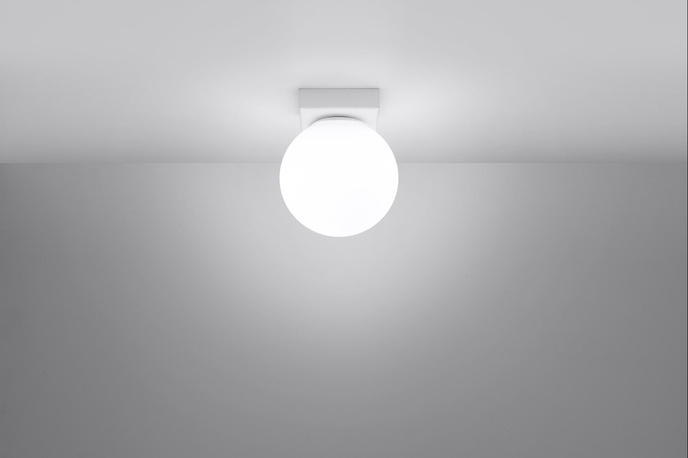 Plafond YOLI 1 vit + 1x LED-glödlampa G9 4000K kall 4,5W 460lm