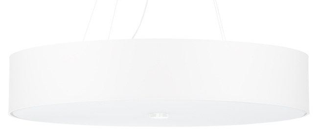 Ljuskrona SKALA 70 vit + 6x LED-lampa E27 3000K varm 7,5W 620lm