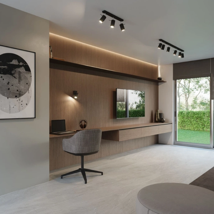 Plafond RING 3L svart