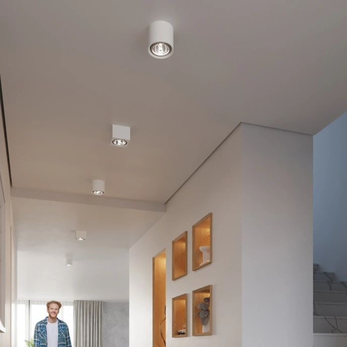 SEIDA keramisk plafond vit