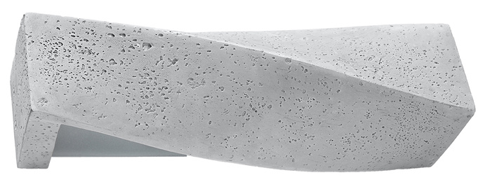 Sigma vägglampa i betong + 2x LED-lampa E27 4000K Cold 7,5W 650lm