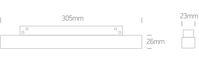 Styrenhet för magnetskenor 200W
