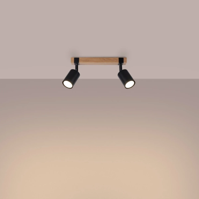 Taklampa FAGER 2 svart