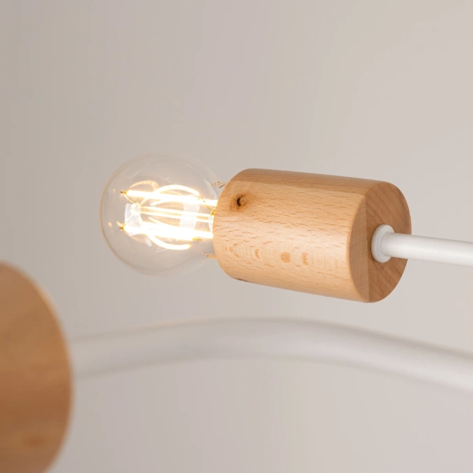 Ljuskrona TIMBO 8 vit