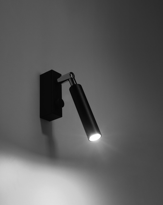 Vägglampa EYETECH 1 svart + 1x LED-lampa G9 3000K varm 4,5W 510lm