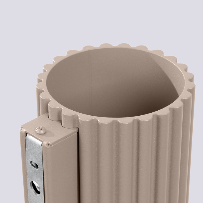 Vägglampa AURA taupe G9