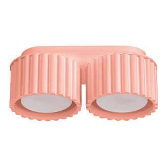 Taklampa AURA 2 persika Gx53