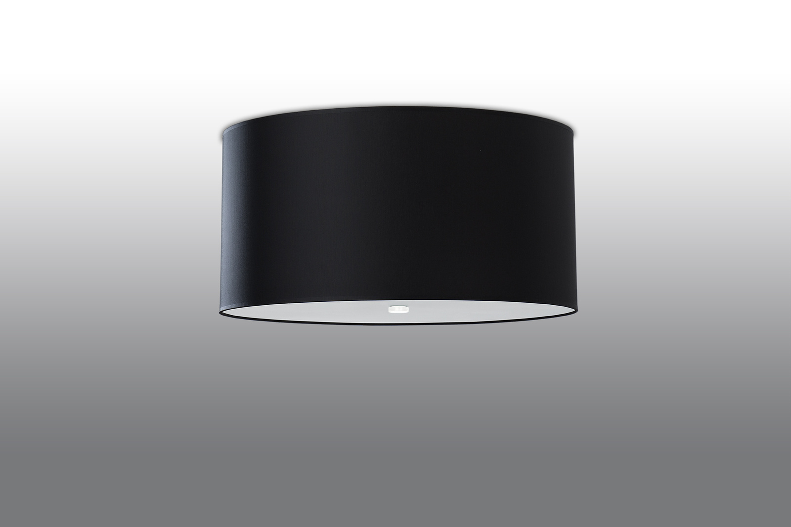 Plafond OTTO 50 svart + 5x LED-lampa E27 4000K Kall 7,5W 650lm