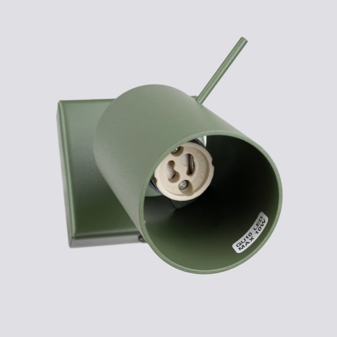 Vägglampa RING olivgrön