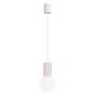 HALO 1 taklampa beige+ 1X LED-lampa G9 4000K kall 4,5W 460lm