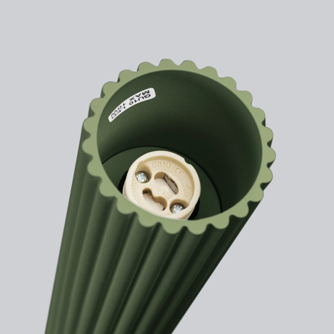 Taklampa KARBON 30 olivgrön