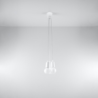 Pendel lampa DIEGO 3 vit