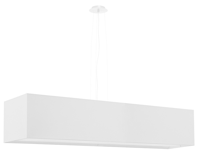 Ljuskrona SANTA 120 vit + 5x LED-lampa E27 3000K varm 7,5W 620lm