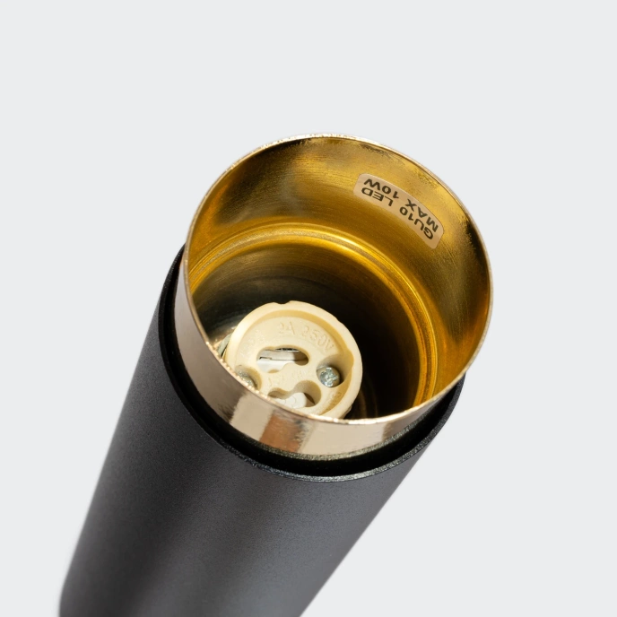 Taklampa NERO 12,5 svart/guld