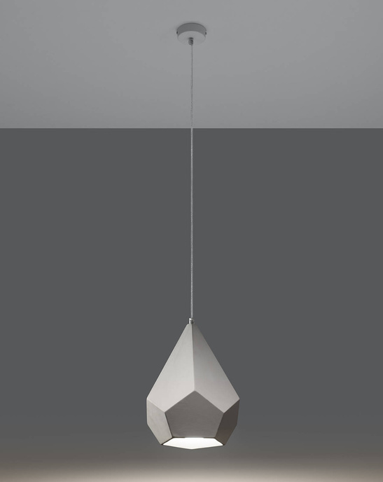 PAVLUS keramisk taklampa vit + 1x LED-lampa E27 4000K Cold 7,5W 650lm