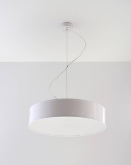 Pendellampa ARENA 45 WHITE + 3x LED-lampa E27 4000K Cold 7,5W 650lm