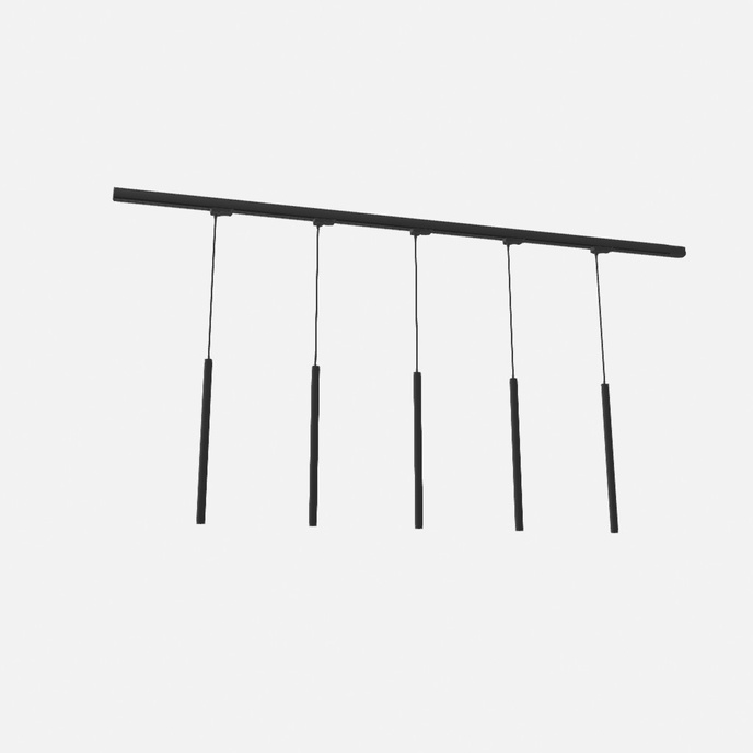 Pendellampa, 5-punkts, 3-fas strömskenesystem, PASTELO