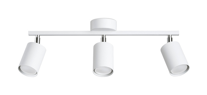 Plafond LEMMI 3 vit + 3x LED-lampa GU-10 3000K varm 7W 510lm