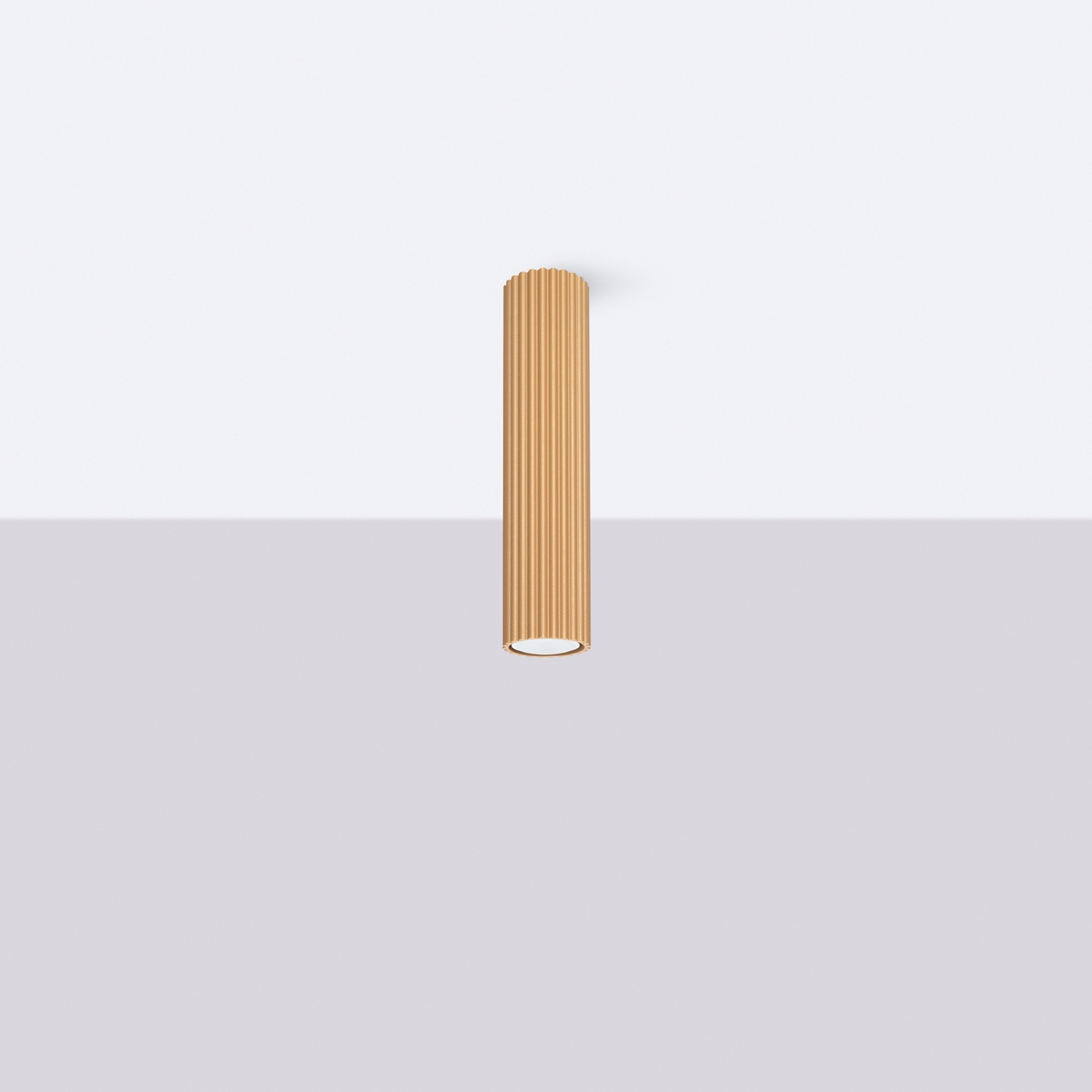 Plafond KARBON 30 guld + 1x LED-lampa GU-10 4000K Cold 7W 530lm