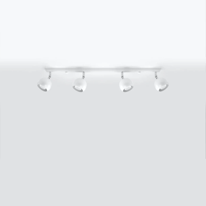 Taklampa OCULARE 4L vit