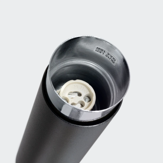 Taklampa NERO 12,5 svart/krom