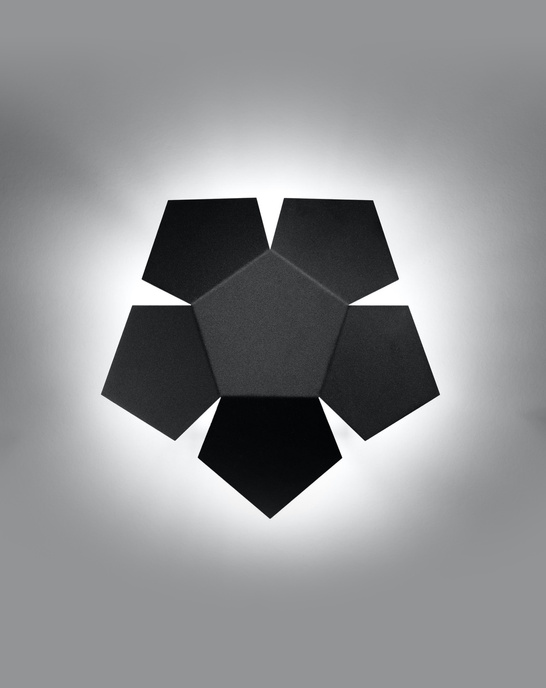 Vägglampa PENTA svart + 2x LED-lampa G9 3000K varm 4,5W 510lm