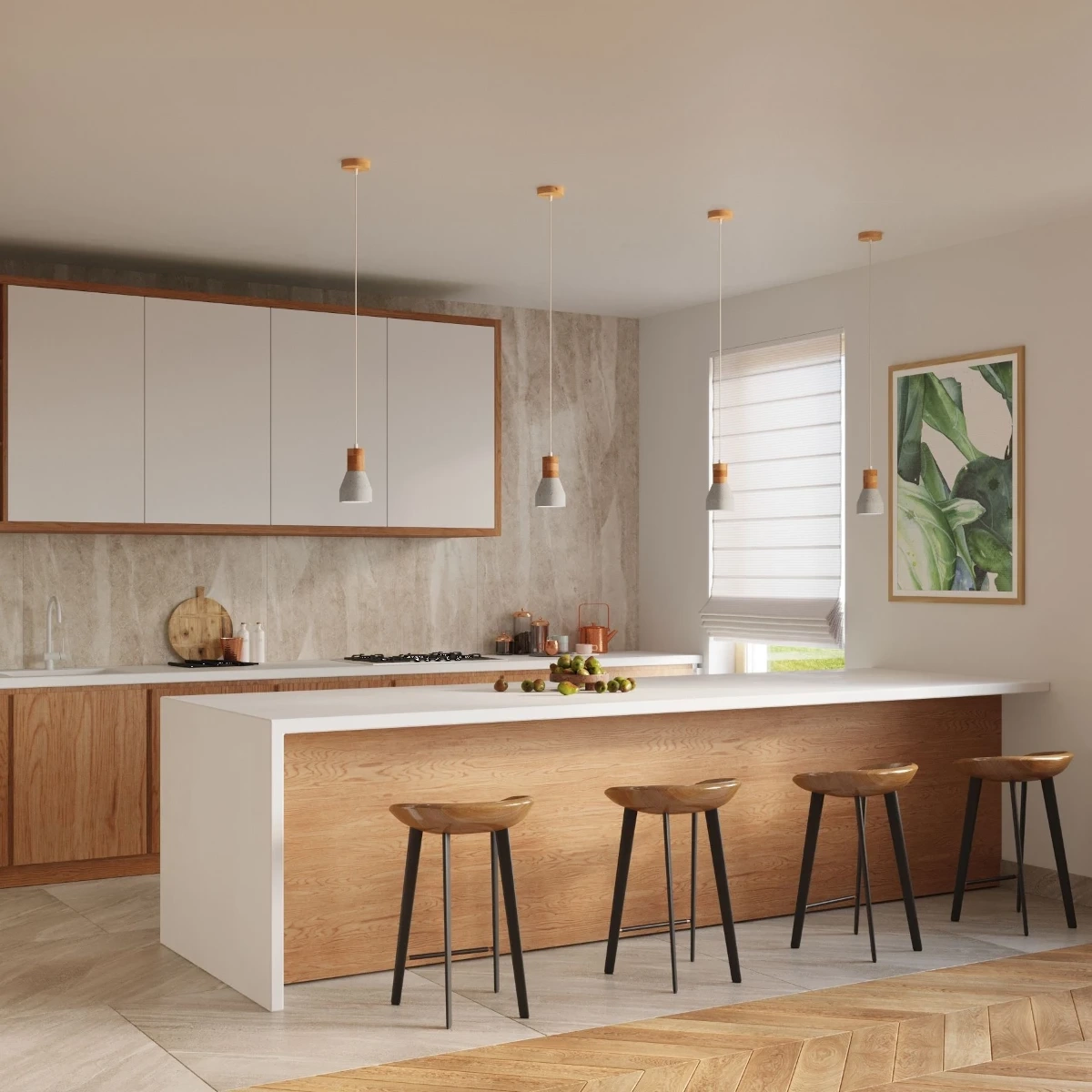 Pendel lampa QUBIC grå