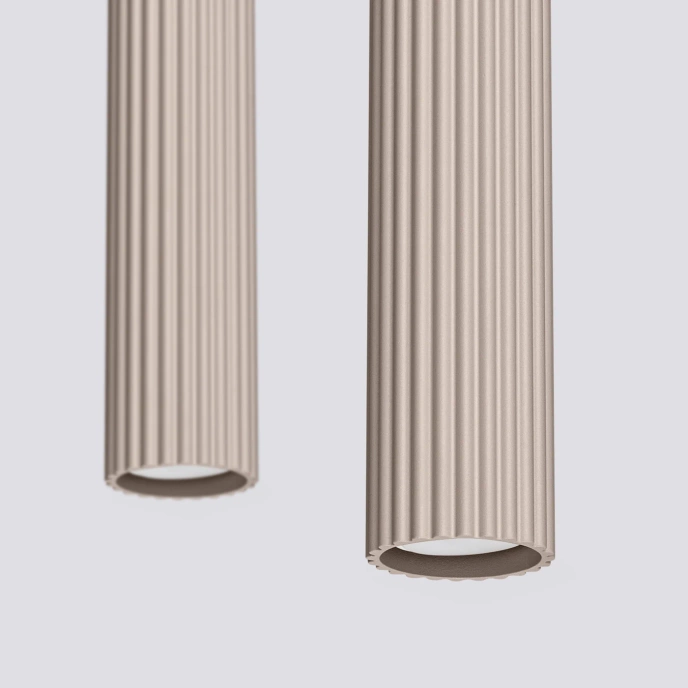 Pendellampa KARBON 2 taupe