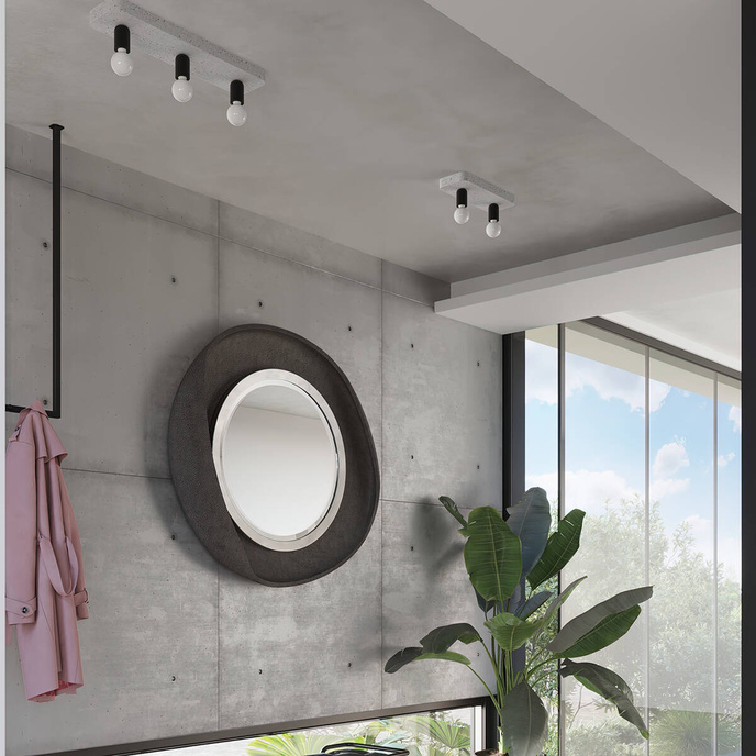 Plafond TAVO 3 + 3x LED-lampa E27 3000K varm 7,5W 620lm