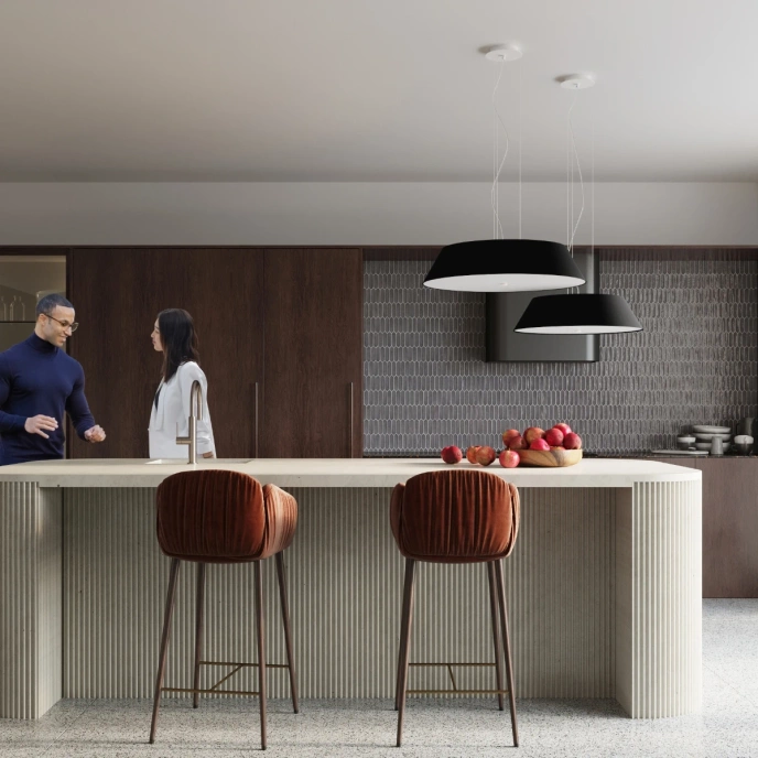 Plafond VEGA 60 svart