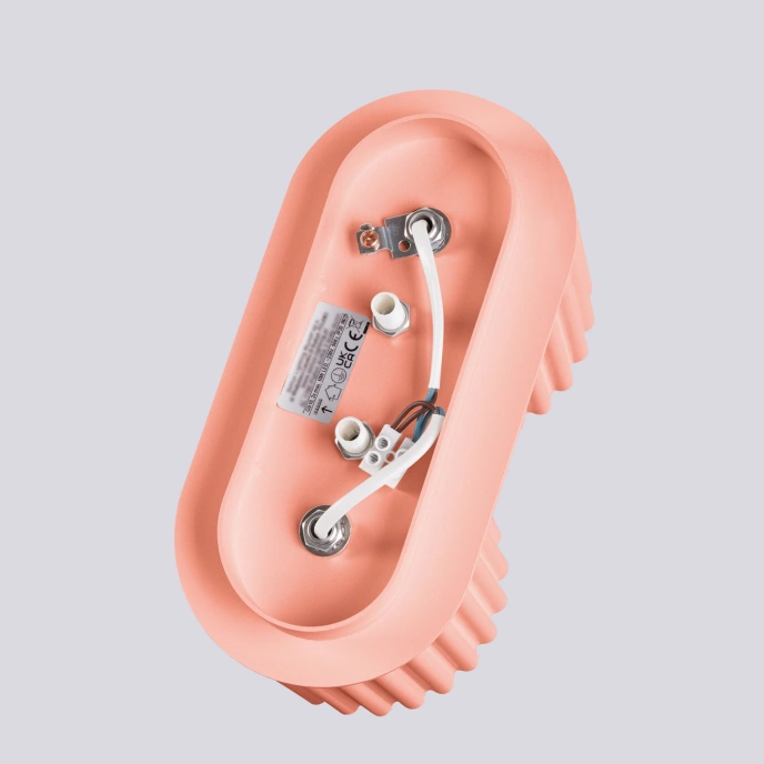 Taklampa AURA 2 persika GU10