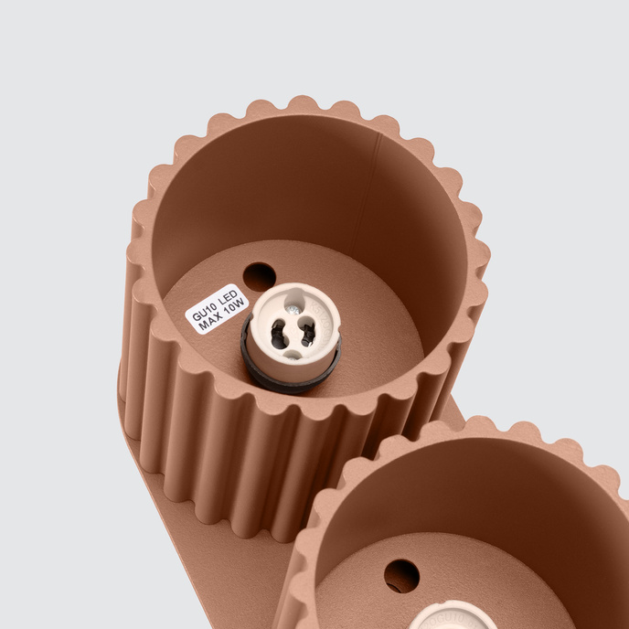 Taklampa AURA 2 mocha GU10