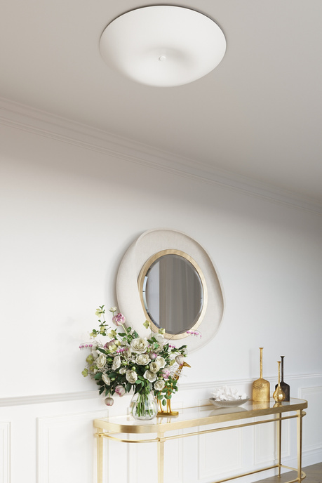 Plafond FUSION 430 + 4x LED-lampa E27 4000K Kall 7,5W 650lm