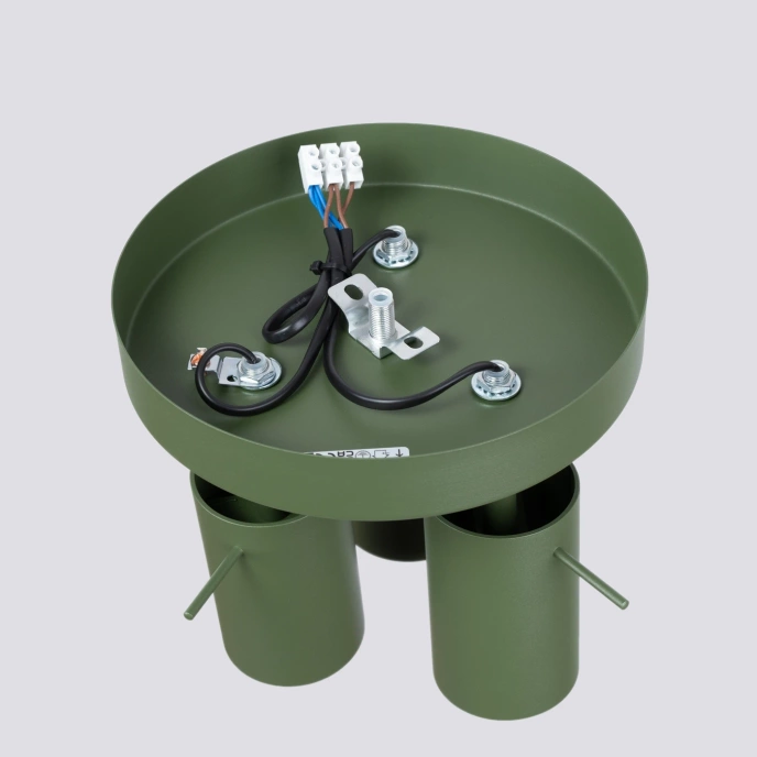 Taklampa RING 3P olivgrön