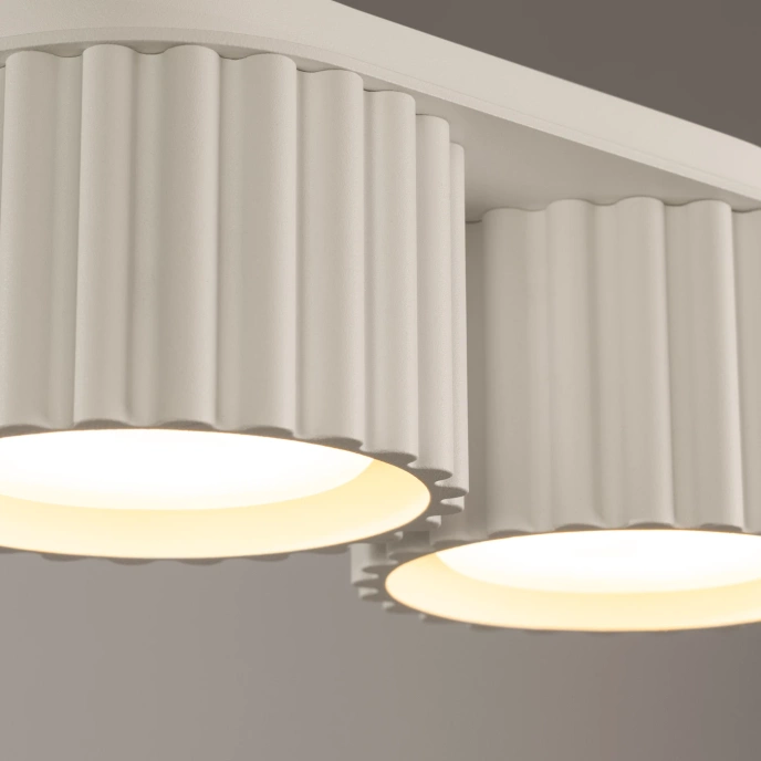 Taklampa AURA 2 beige Gx53