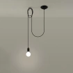 Pendel lampa EDISON 1 svart
