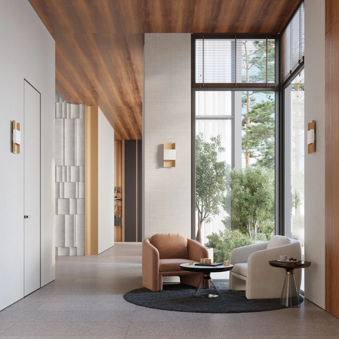 Vägglampa DURLIN guld/vit