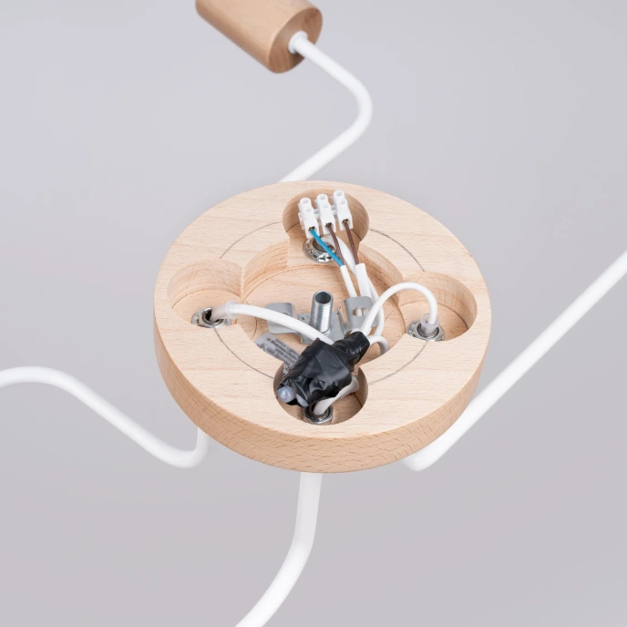 Ljuskrona TIMBO 4 vit