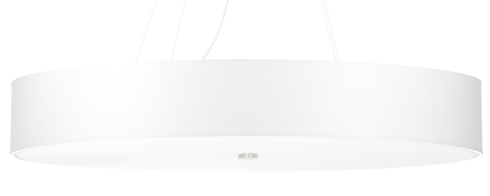 Ljuskrona SKALA 90 vit + 6x LED-lampa E27 3000K varm 7,5W 620lm