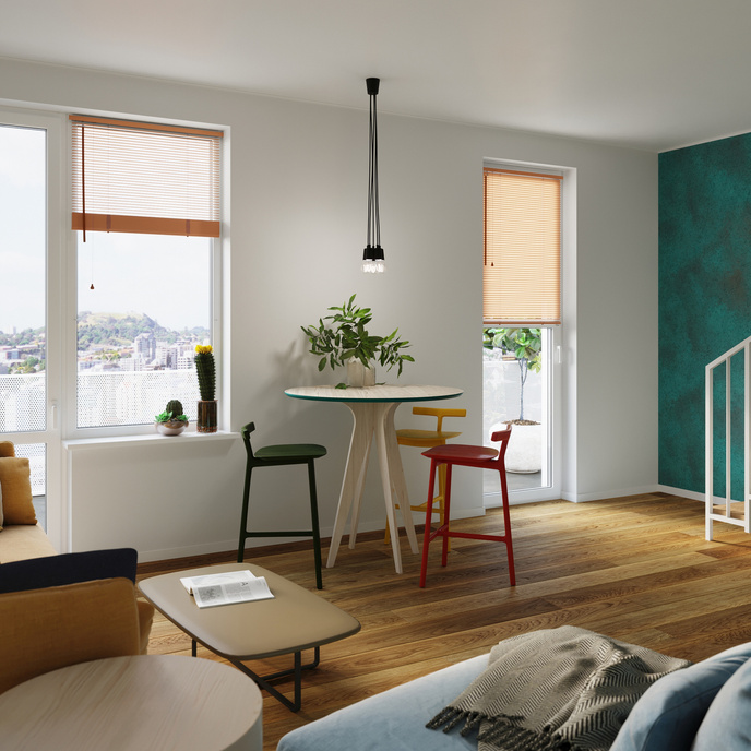 DIEGO 3 pendellampa svart + 3x LED-lampa E27 4000K Cold 7,5W 650lm